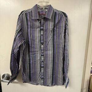 Robert Graham men's long sleeve button down shirt